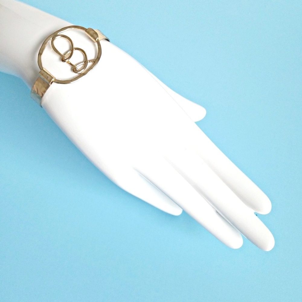 Anthropologie B Monogram Script Cuff - image 4